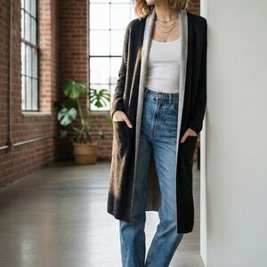 Babaton Soft Wool Long Cardigan